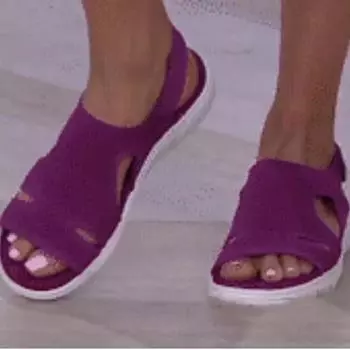 Модная женская летняя обувь Новые сетчатые босоножки на платформе с открытым носком Женские босоножки на танкетке Легкая повседневная женская обувь Zapatos Mujer 35 чёрный