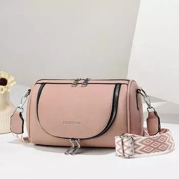 Модная женская маленькая сумка через плечо, новая повседневная универсальная женская сумка через плечо с широким ремнем из мягкой кожи