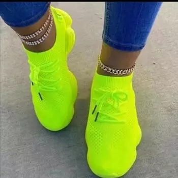 Модная женская обувь 2024 года, хит продаж, женская вулканизированная обувь из сетки, дышащая, на шнуровке, повседневная спортивная обувь для женщин 36 чёрный