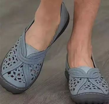 Модная женская обувь 2024 года, модная повседневная обувь с дышащими вставками, размер 43, спортивные сандалии, лоферы Socofy Flat, сандалии, сандалии Zapatos Mujer 35 светло-синий