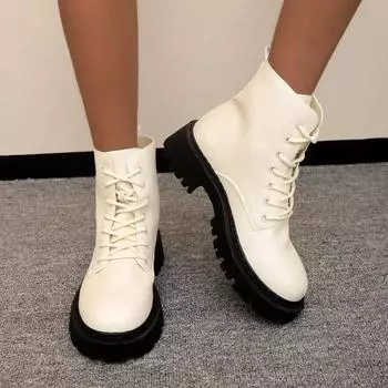 модная женская обувь 2024 года, модные женские ботильоны, классические современные ботинки, женские с круглым носком, со шнуровкой спереди, со средним каблуком, женские туфли больших размеров 36 зелёный