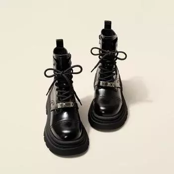 Модная женская обувь 2024 года, новые панк-ботинки на массивной платформе для женщин, женская обувь, толстые нескользящие мотоциклетные ботинки 35