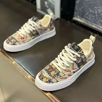 Модная женская обувь 2024 года, новые женские туфли на шнуровке из вулканизированной кожи, осенние разноцветные плоские повседневные удобные кроссовки большого размера Zapatos 35 покинуть белый