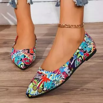 Модная женская обувь, хит продаж 2024 года, новые женские туфли на плоской подошве с острым носком, разноцветные, с неглубоким носом, квадратным каблуком, повседневная карьера 36 розовый