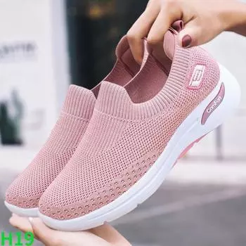 Модная женская обувь класса люкс, новинка 2024 года, модная повседневная обувь для мам, мягкая подошва, сетчатая дышащая спортивная обувь, женская вулканизированная обувь, кроссовки 36 чёрный