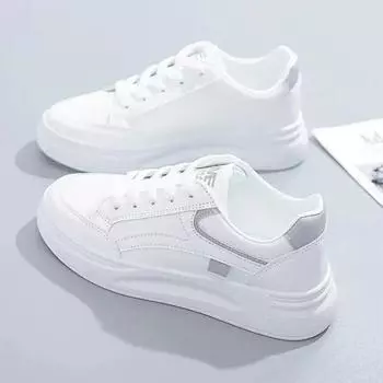 Модная женская обувь, летние белые кроссовки на толстой подошве, дышащая платформа, теннисные женские кроссовки, женские повседневные кроссовки Zapatos 35