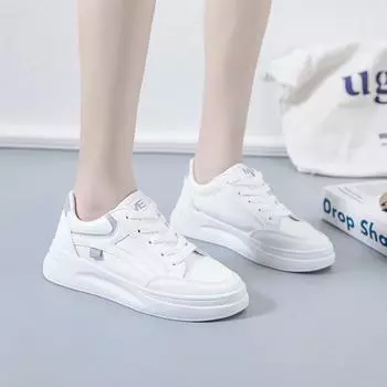 Модная женская обувь, летние дышащие белые кроссовки на толстой подошве, теннисные женские кроссовки, женские повседневные кроссовки 41 зелёный