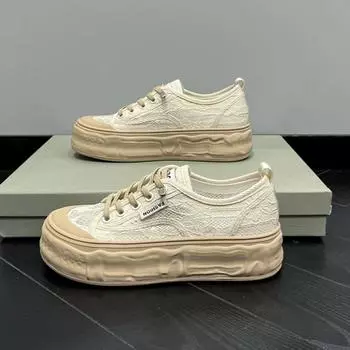 Модная женская обувь на широкую ногу 2024 года, летняя обувь больших размеров для женщин 41-43, сетчатые туфли на толстой подошве, кроссовки на платформе Zapatos De Mujer 35