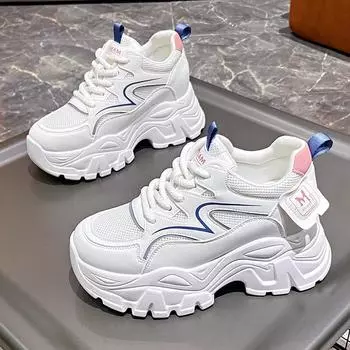 Модная женская обувь весна-осень на шнуровке, однотонная, 2024, горячая распродажа, новая повседневная удобная износостойкая спортивная обувь для женщин 35 бежевый