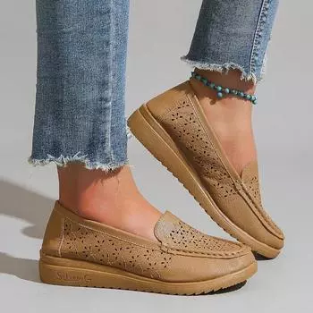 Модная женская обувь, женские туфли на плоской подошве, модные повседневные туфли на плоской подошве с вырезом, горячая распродажа, большие размеры, однотонные туфли на плоской подошве, низкие каблуки 34 красный