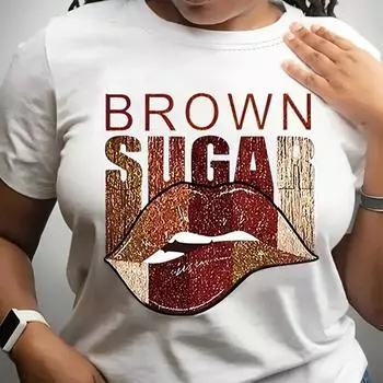 Модная женская персонализированная контрастная футболка с принтом губ, забавная повседневная футболка с круглым вырезом и короткими рукавами, летняя женская футболка XS розовый