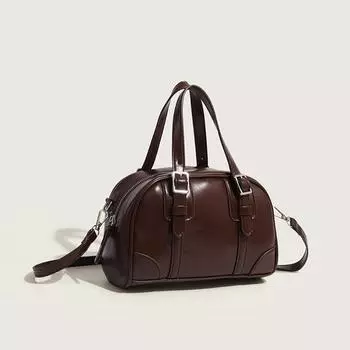 Модная женская подмышечная сумка, усовершенствованная ретро-сумка-подушка, маленькая квадратная сумка для отдыха, однотонная текстура, трендовая сумка через плечо