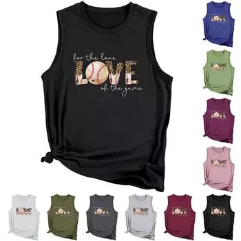 Модная женская повседневная футболка с круглым вырезом и буквенным принтом с короткими рукавами, жилет, блузка, топы XXL чёрный