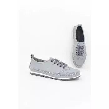 Модная женская повседневная обувь из натуральной кожи синего цвета Повседневная обувь