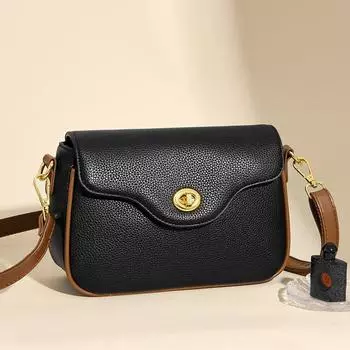 Модная женская простая сумка через плечо из искусственной кожи для отдыха, маленькая квадратная сумка, роскошный дизайн, женская сумка-мессенджер, брендовый дорожный кошелек