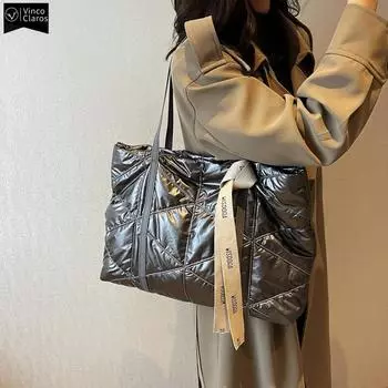 Модная женская ручная сумка с лентами, элегантная женская легкая ручная сумка с хлопковой подкладкой, простые пригородные сумки-тоут для женщин чёрный