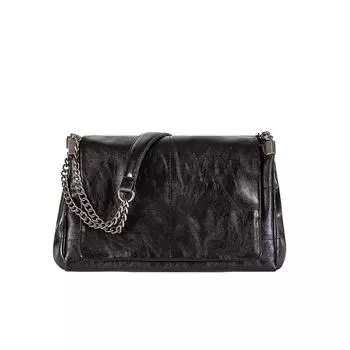 Модная женская сумка 2024, маленькая сумка через плечо с цепочками, летние сумки и кошелек, клатч под мышками, женская пляжная вечерняя сумка чёрный
