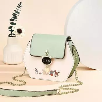 Модная женская сумка-цепочка, летняя универсальная женская сумка через плечо, легкая женская сумка на одно плечо