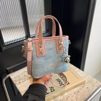 Модная женская сумка через плечо и через плечо, осень 2024 г. Single Pack серебряный