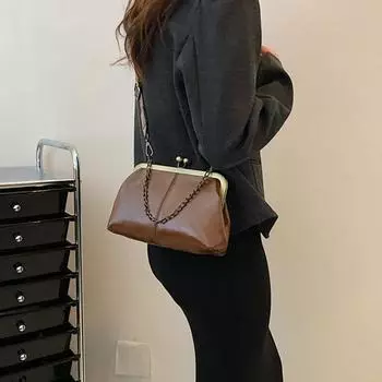 Модная женская сумка через плечо из искусственной кожи с ретро-кошелеком