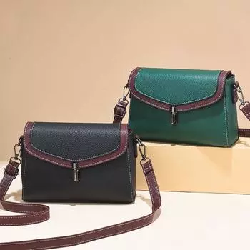 Модная женская сумка через плечо из плутониевой кожи для молодых дам, маленькая квадратная сумка, дикая простая женская повседневная сумка-мессенджер