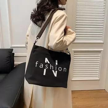 Модная женская сумка через плечо, однотонная, маленькая, прозрачная, свежая, простая, литературная и ретро, повседневная, холщовая сумка, сумка-тоут хаки