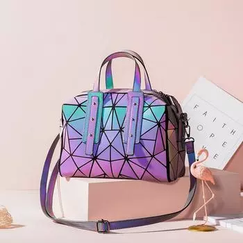 Модная женская сумка через плечо, сумка-мессенджер, геометрическая сумка через плечо, большая емкость