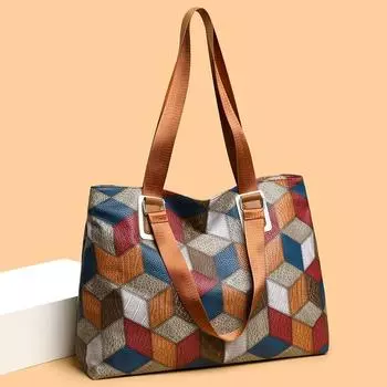 Модная женская сумка через плечо Водонепроницаемая сумка-тоут жёлтый