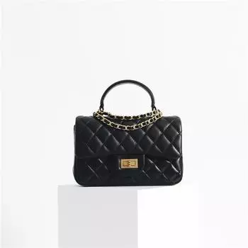 Модная женская сумка Diamond из натуральной овчины 2024 года — универсальный летний стиль