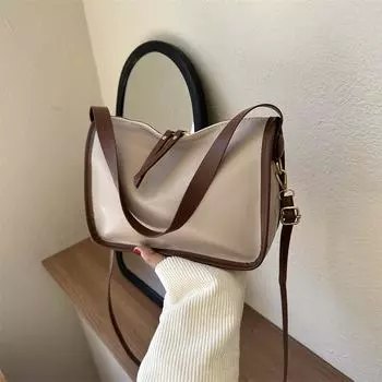 Модная женская сумка для поездок на работу, осенняя новая модная маленькая квадратная сумка на одно плечо, повседневная сумка через подмышку в стиле ретро