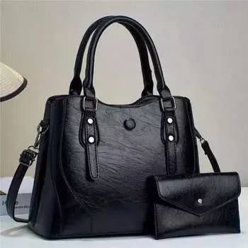 Модная женская сумка High-end Senior Sense, большая вместительная сумка, повседневная сумка через плечо .