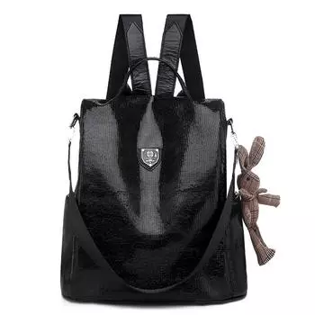 Модная женская сумка Ins Sequin Backpack Anti-theft Schoolbag Womens New Style Casual Travel Outdoor Backpack