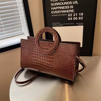 Модная женская сумка-мессенджер через плечо 2024 года, новая повседневная модная сумка-тоут, корейская версия, простая персонализированная сумка через плечо