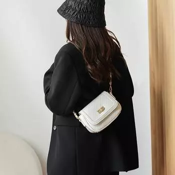 Модная женская сумка Модная сумка через плечо Lingge City Женская пригородная сумка Сумка через плечо one size белый