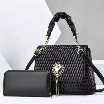 Модная женская сумка, новая мода осень и зима, одно плечо, косая крестообразная плиссированная сумка, темпераментная детская сумка .