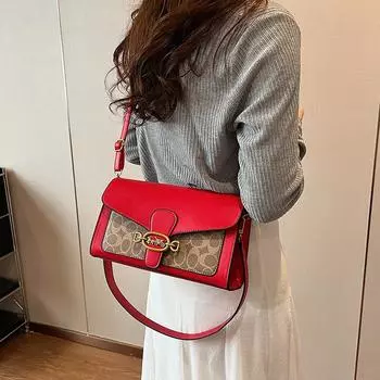 Модная женская сумка, новый стиль, европейский и американский стиль, сумка на одно плечо, легкая, роскошная и универсальная