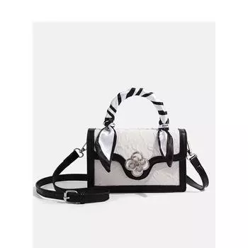 Модная женская сумка ретро маленькая квадратная сумка нишевый дизайн одно плечо сумка через плечо высокая стоимость женская сумка