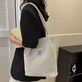 Модная женская сумка-тоут для поездок на работу, сумка через плечо в стиле ретро, плюшевая новая женская сумка, персонализированная сумка бежевый