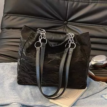 Модная женская сумка-тоут для поездок на работу, вместительная сумка через плечо, летняя сумка с высокой стоимостью подмышечную сумку розовый