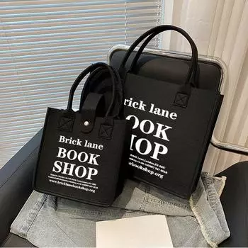 Модная женская сумка-тоут с буквами, повседневная сумка с липкими волосами, универсальная простая женская сумка в стиле ретро, нулевой кошелек для мамы