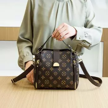 Модная женская сумка весна/лето винтажная ручная сумка модная универсальная сумка через плечо с принтом