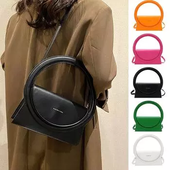 Модная женская сумка, женский кошелек для мобильного телефона, седельная сумка через плечо на одно плечо One Size шафрановый