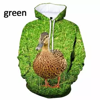 Модная женская толстовка с капюшоном, толстовки с 3D-принтом, охота на уток, мужские и женские повседневные толстовки с длинным рукавом, толстовка, уличная одежда S