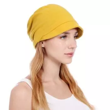 Модная женская зимняя свободная повседневная шапка, женская хлопковая теплая шапка, зимняя лыжная хип-хоп шапка, шапка-череп, зимняя лыжная хип-хоп шапка, шапки Skullies кофейный