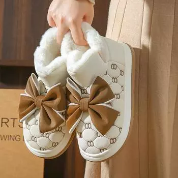 Модная зимняя обувь, водонепроницаемые ботинки, женские зимние ботинки, плюшевые теплые ботильоны для женщин, женская хлопковая обувь, ботильоны Botas Mujer 2024 36-37