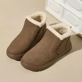 Модная зимняя обувь женские сапоги сохраняют тепло 36 чёрный