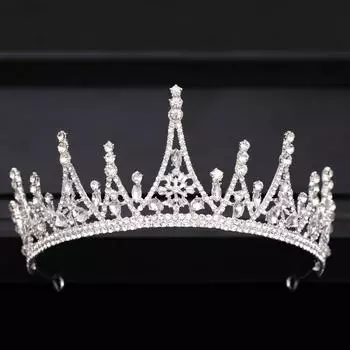 Модная золотая корона цвета невесты принцессы диадемы для свадебных волос аксессуары для женщин кристалл жемчуг головной убор ювелирные изделия