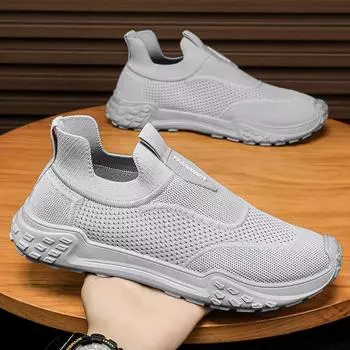 МОДНАЯ ОБУВЬ, мужские дышащие спортивные кроссовки, спортивные кроссовки для бега, уличные женские теннисные кроссовки для тренажерного зала 38 бежевый