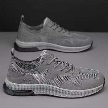 МОДНАЯ ОБУВЬ, мужские дышащие спортивные кроссовки, спортивные кроссовки для бега, уличные женские теннисные кроссовки для тренажерного зала 39 серый