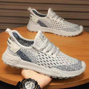 МОДНАЯ ОБУВЬ, мужские дышащие спортивные кроссовки, спортивные кроссовки для бега, уличные женские теннисные кроссовки для тренажерного зала 38 хаки